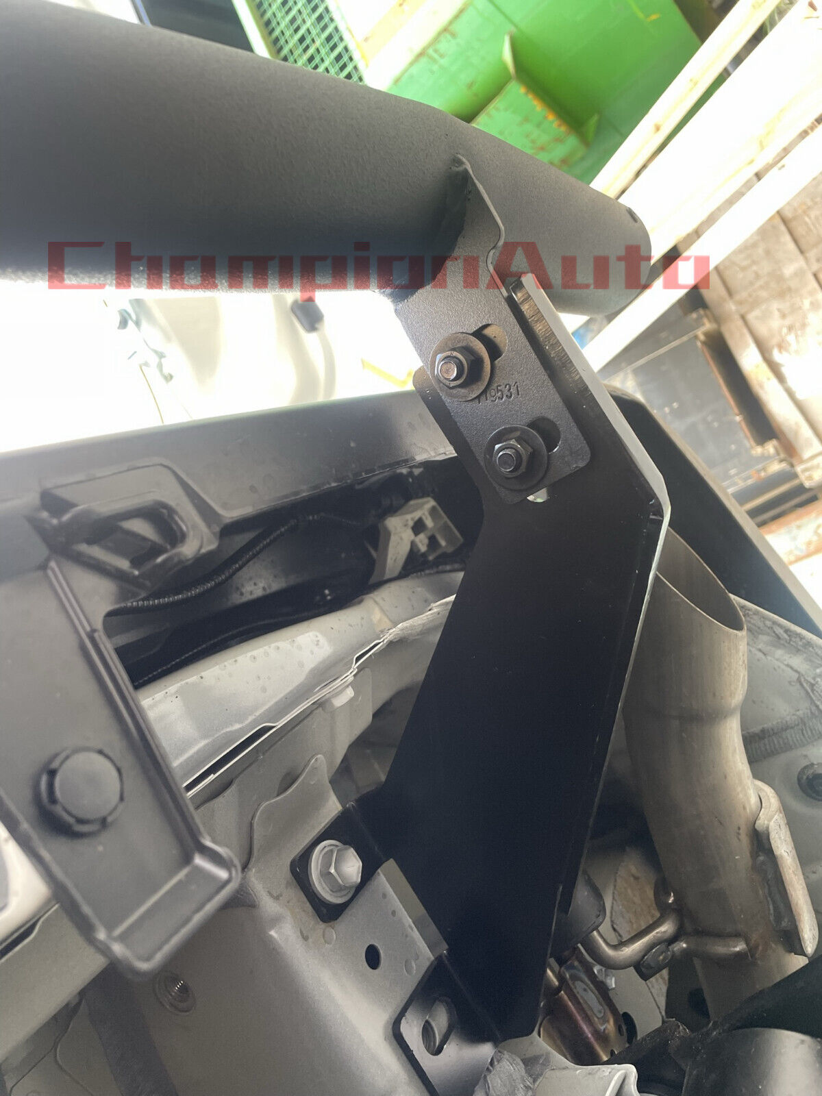 Black Steel Rear Bar Rear Step for Toyota Hiace LWB SLWB 05/2019 -2024