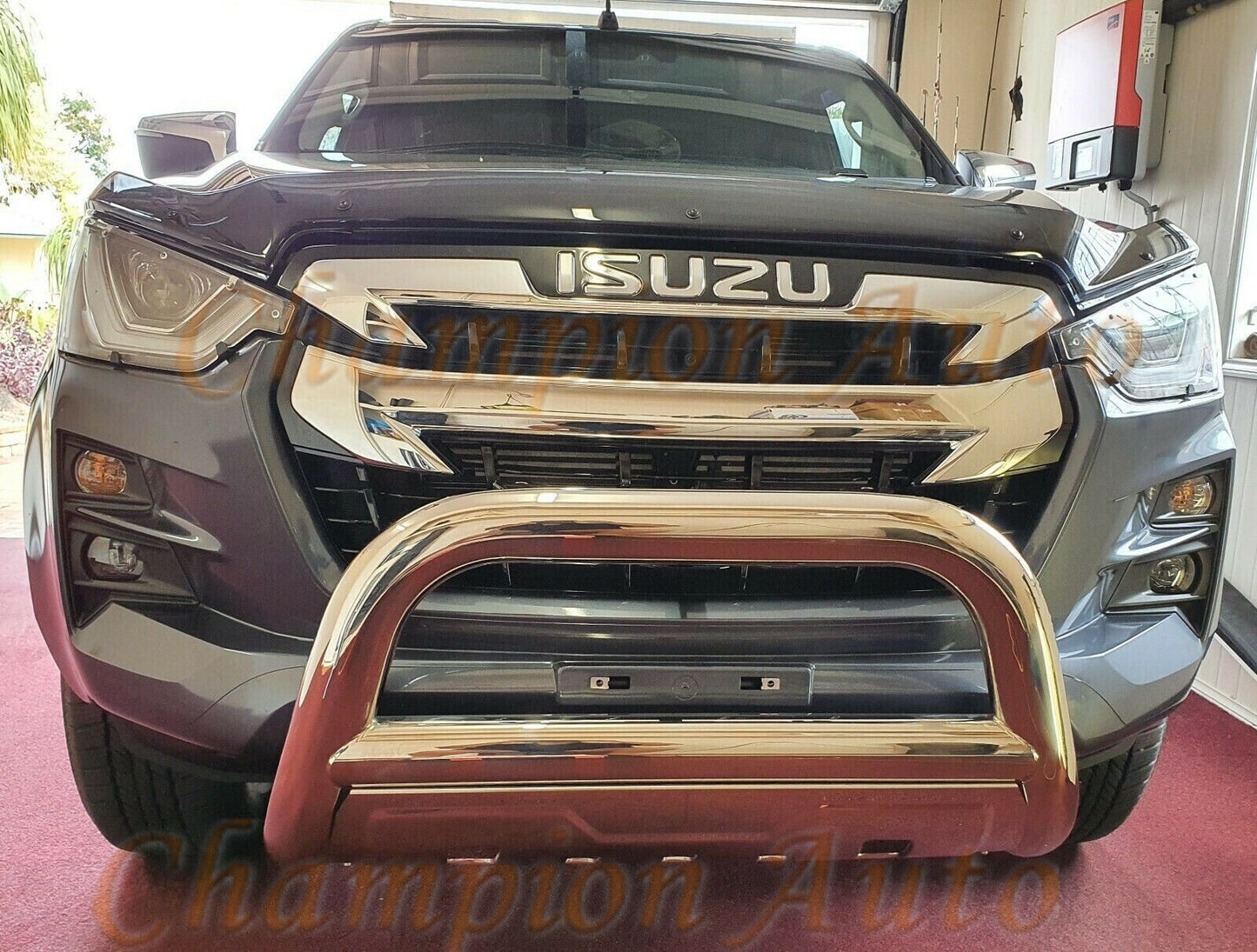 Nudge Bar 3.5'' Oval Stainless Steel Oval FIT Isuzu DMAX D-MAX 9/2020-2024