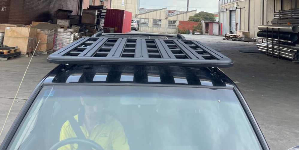 1530x1250mm Alloy Platform Roof Rack For Nissan Navara D22 D40 D23 Dual Cab