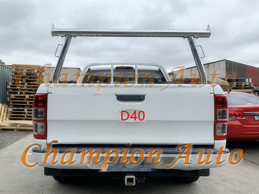 Polished Alloy Silver Ladder Rack fit Nissan Navara D40 2006-2014 TUB
