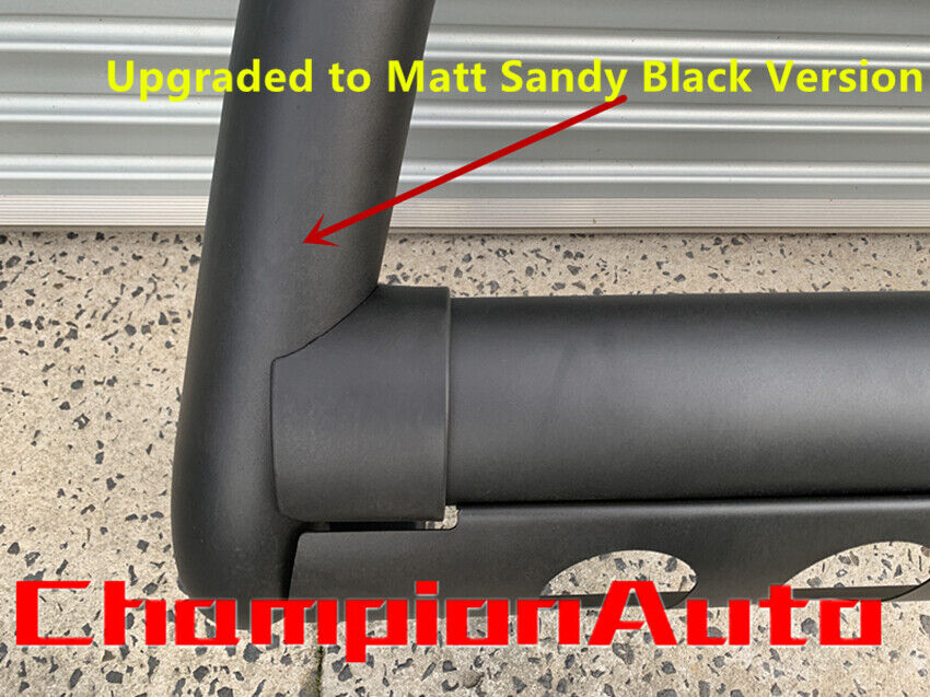 Nudge Bar Matt Sandy Black Powder Coated Steel Nissan Navara NP300 D23 2015-2020