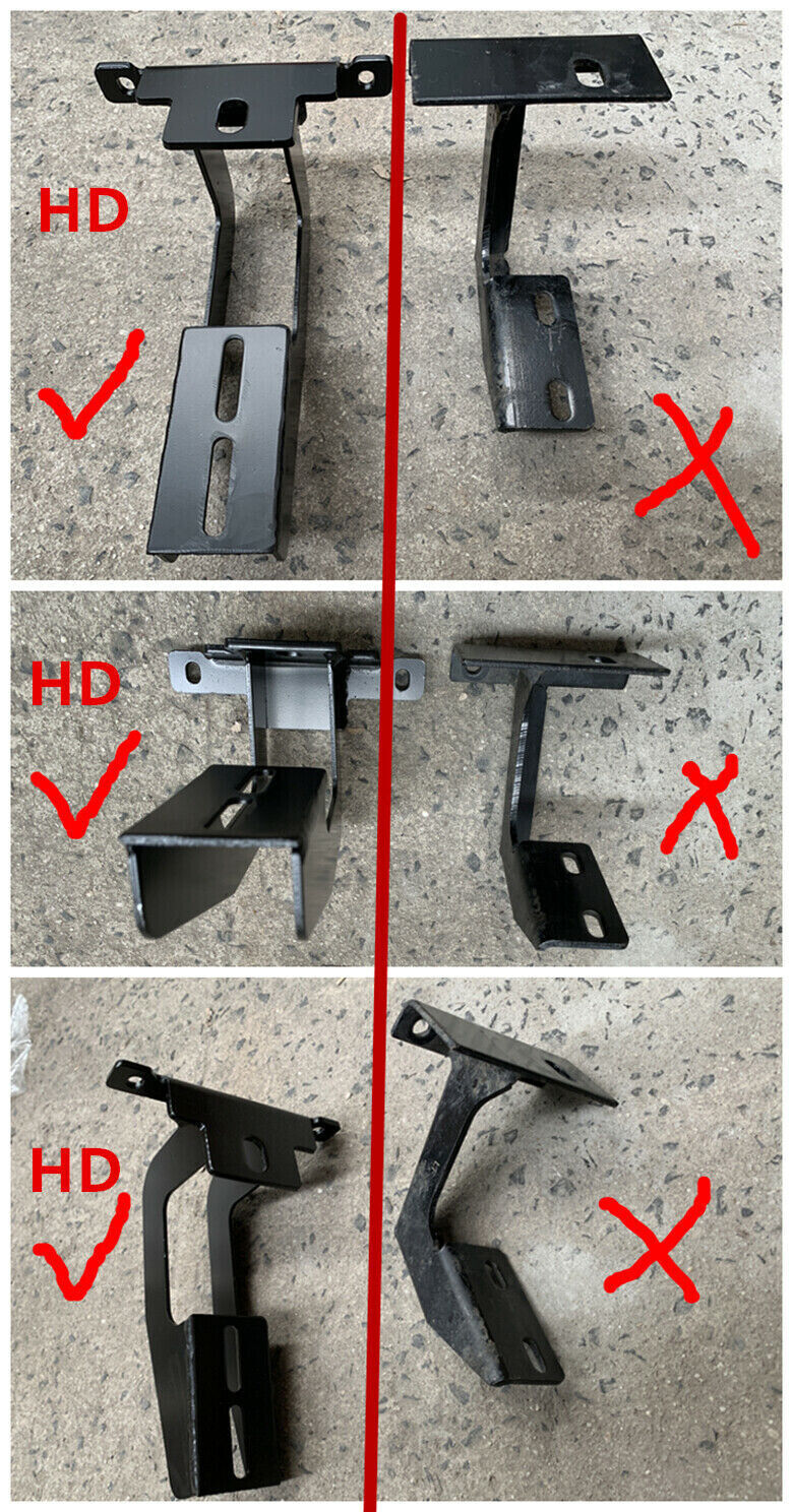 Side Steps For Jeep Grand Cherokee WK  2011-2022 (XR)  With Heavy Duty Brackets