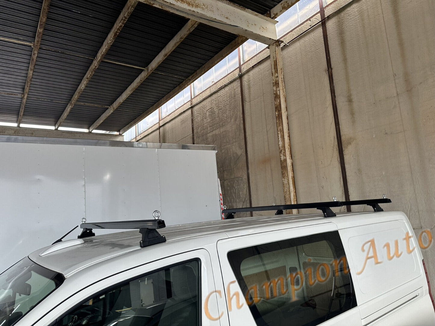 Black HEAVY DUTY Roof Racks Cross Bars X3 for Toyota Hiace LWB 2019-2024