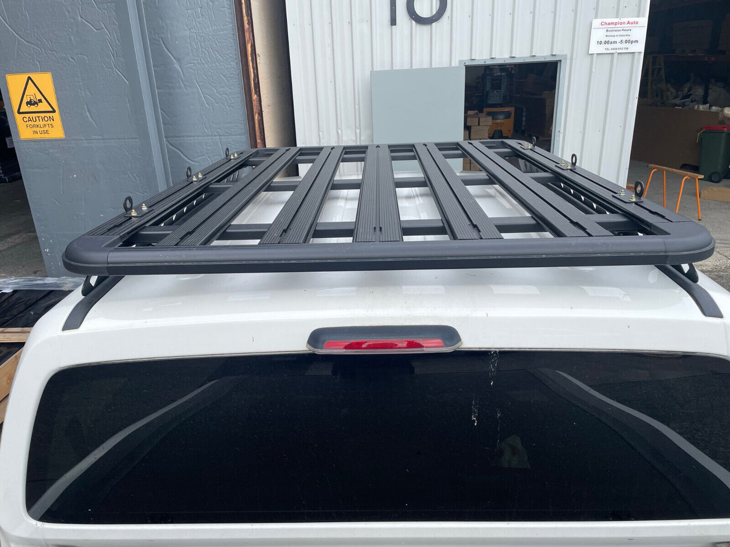 1530x1250mm Alloy Platform Roof Rack for Isuzu D-MAX Dual Cab 09/2020-2024