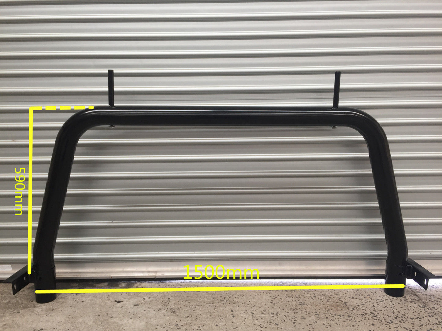 Black Steel Ladder Rack for LDV T60 Dual Cab Tub 2012-2021