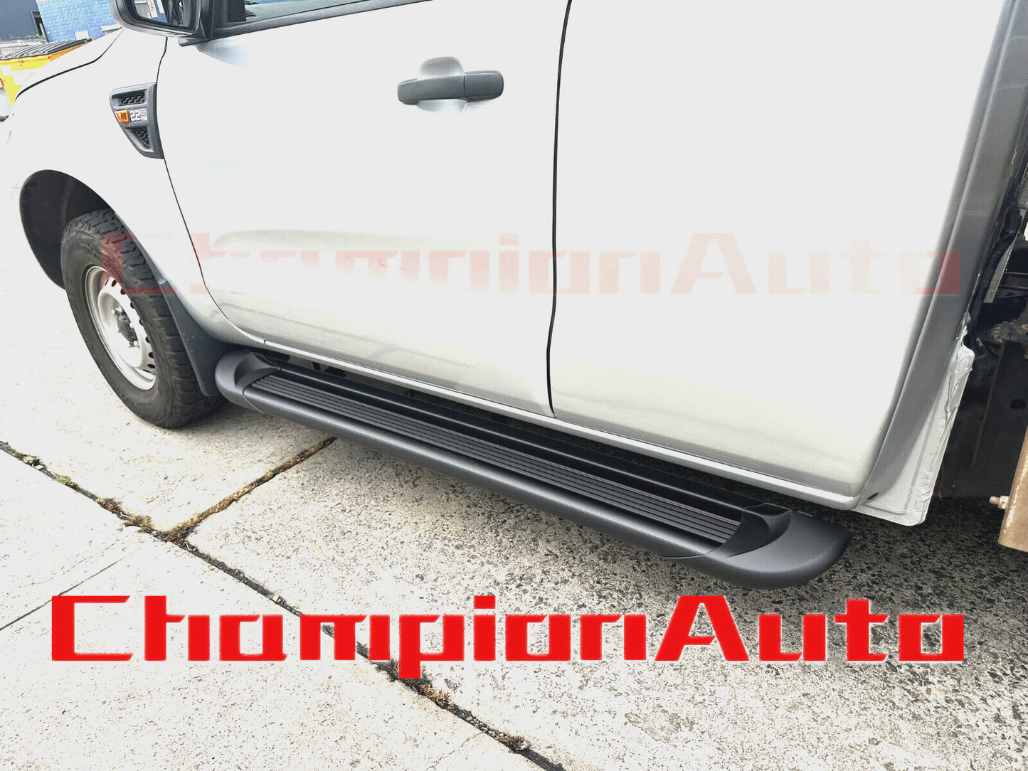 Black ALLOY Side Steps For Isuzu Dmax D-max Space Cab 09/2020-2024 (CBB )