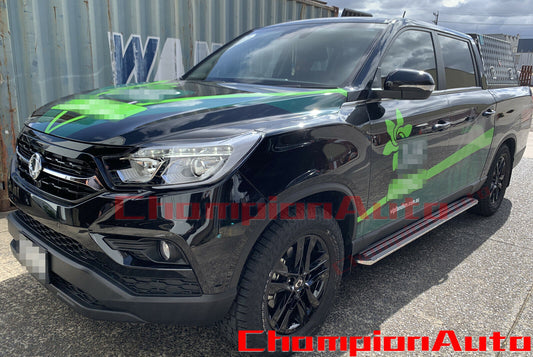 SsangYong Musso / Musso XLV Dual Double Cab 4 DOORS Side Steps 2019 -2024 (S5)