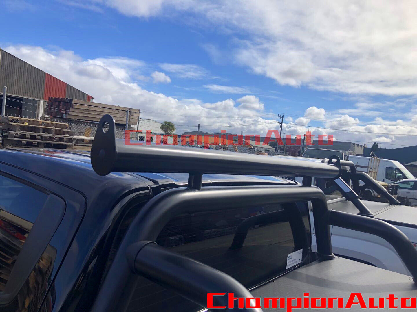 Black Steel Ladder Rack + Extension Bar for Mazda BT50 2012-2020