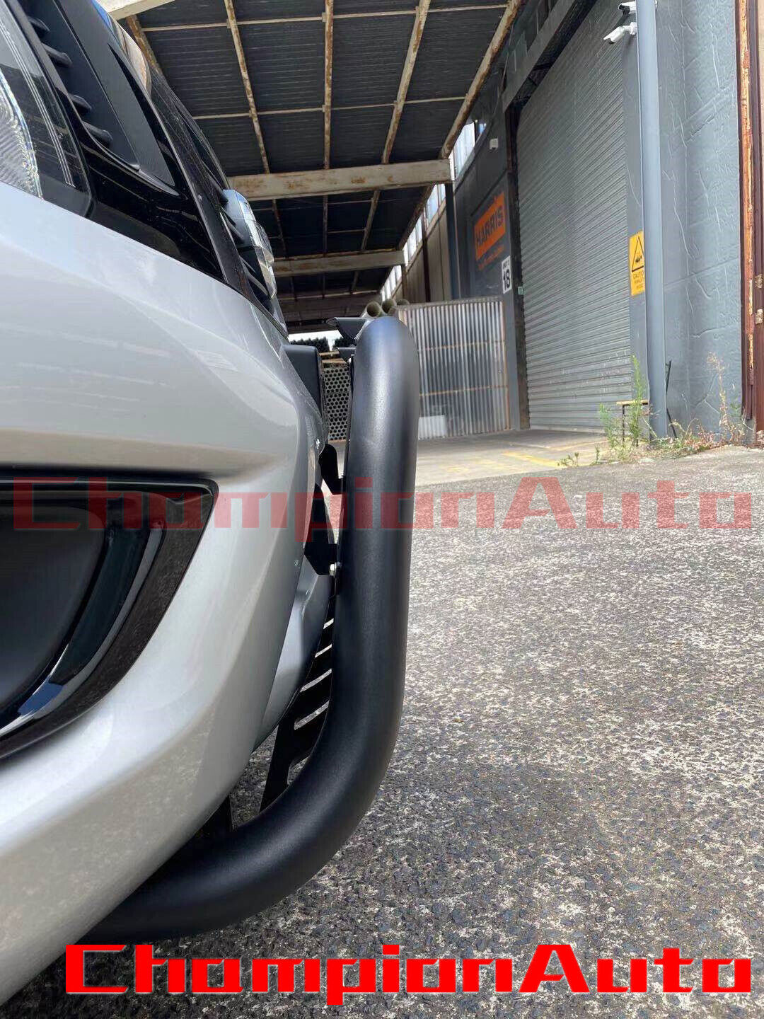 3.5'' Matt Sand Black Steel Nudge Bar for Nissan Navara NP300 D23 2015 - 2020