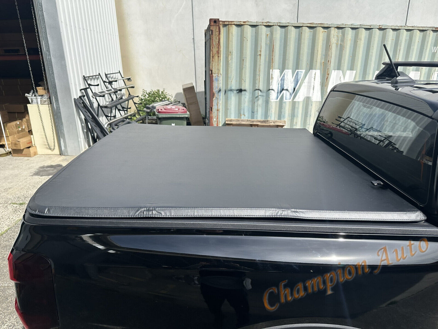 To Fit Ford Ranger Dual Cab 2022-2024 Tri Fold Soft Tonneau Cover Non Drill