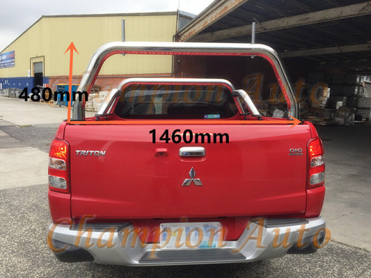3''Stainless steel Ladder Rack fit Mitsubishi MQ Triton Tub 2015- 2019