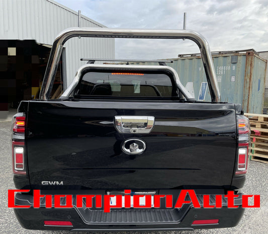 Chrome stainless steel Silver Ladder Rack for GWM Cannon 2021+  TUB