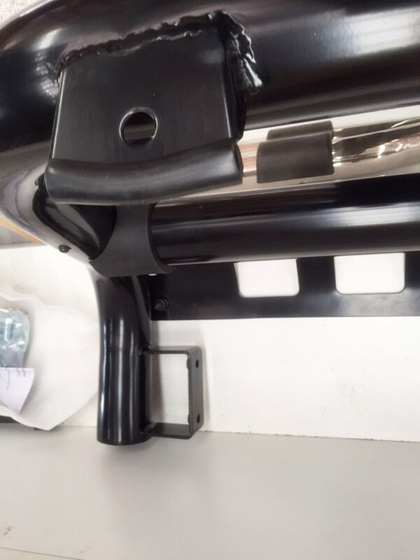 Matt Sandy Black Steel Nudge Bar 3.5'' FOR Toyota Hilux 2015 - 2020
