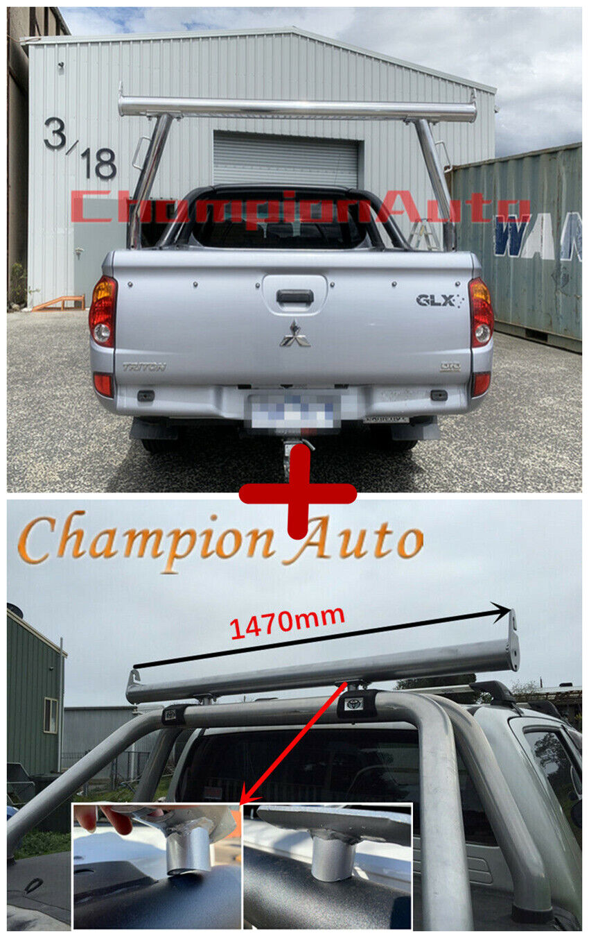 Polished Alloy Ladder Rack with extension bar for Triton MN/ML 2006-2014