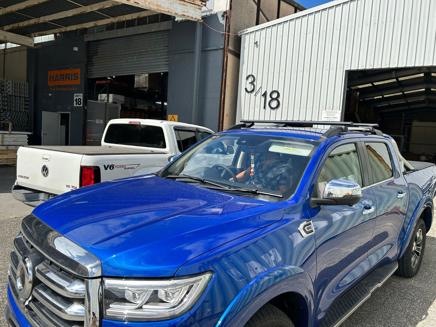 A pair Crossbar Cross bar Roof Rack  For GWM Ute Cannon 2019-2024