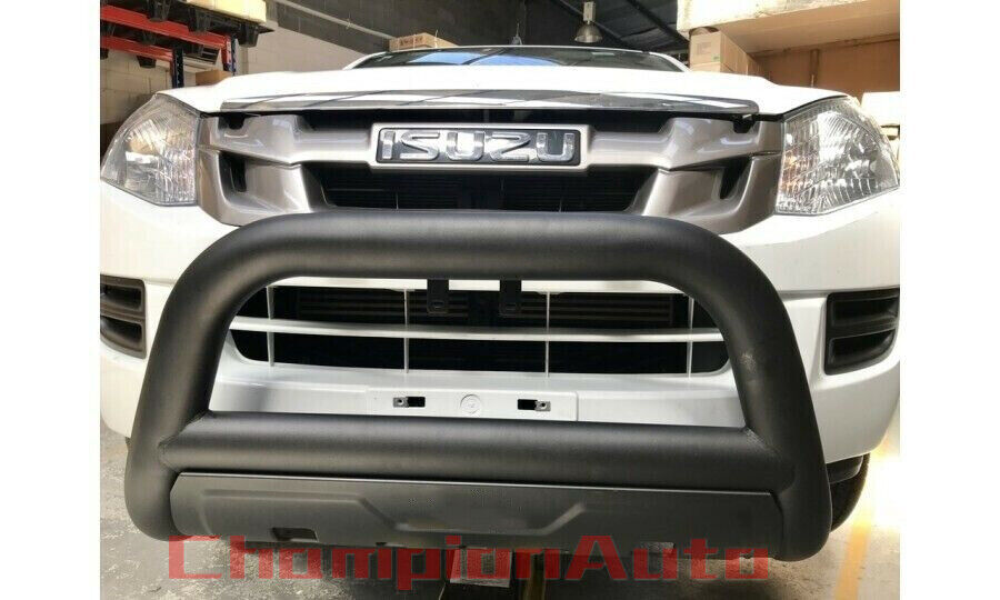 Nudge Bar 3.5'' OVAL  Matt Sandy Black  FIT Isuzu DMAX D-MAX 2012- 08/2020
