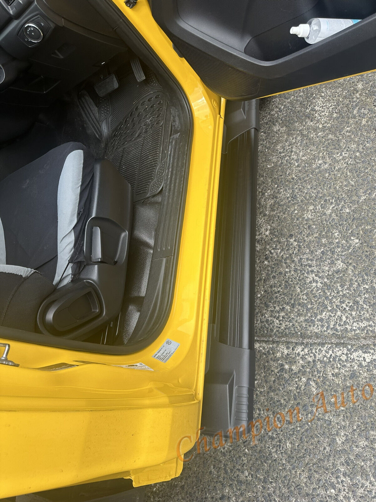 Black Alloy Side Steps for Mazda BT50 BT-50 SINGLE Cab 2012-08/2022 (HD24)
