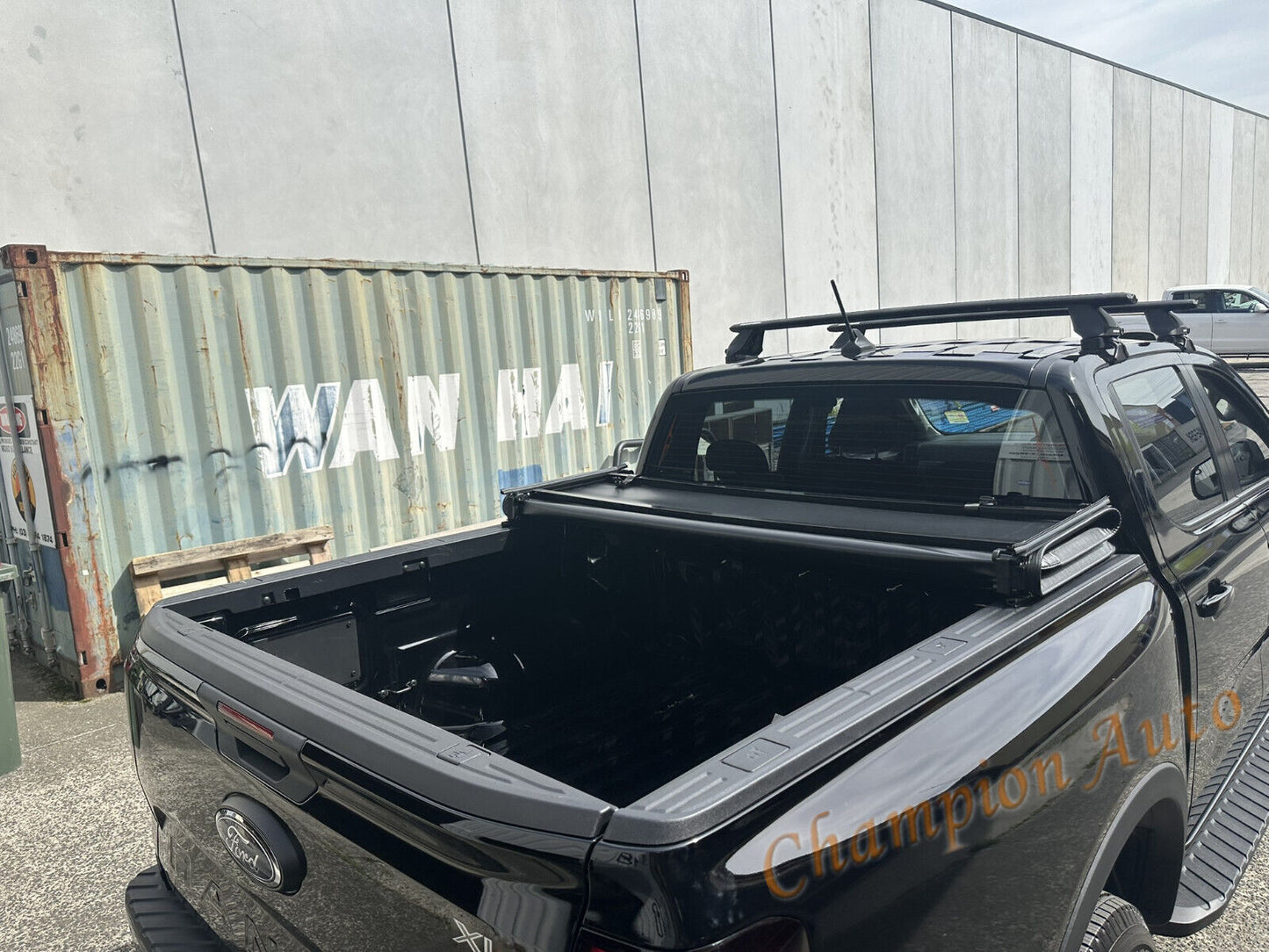 Tri Fold Soft Tonneau Cover Fit Ford Ranger Raptor Dual Cab Bare Tub 2022-2024