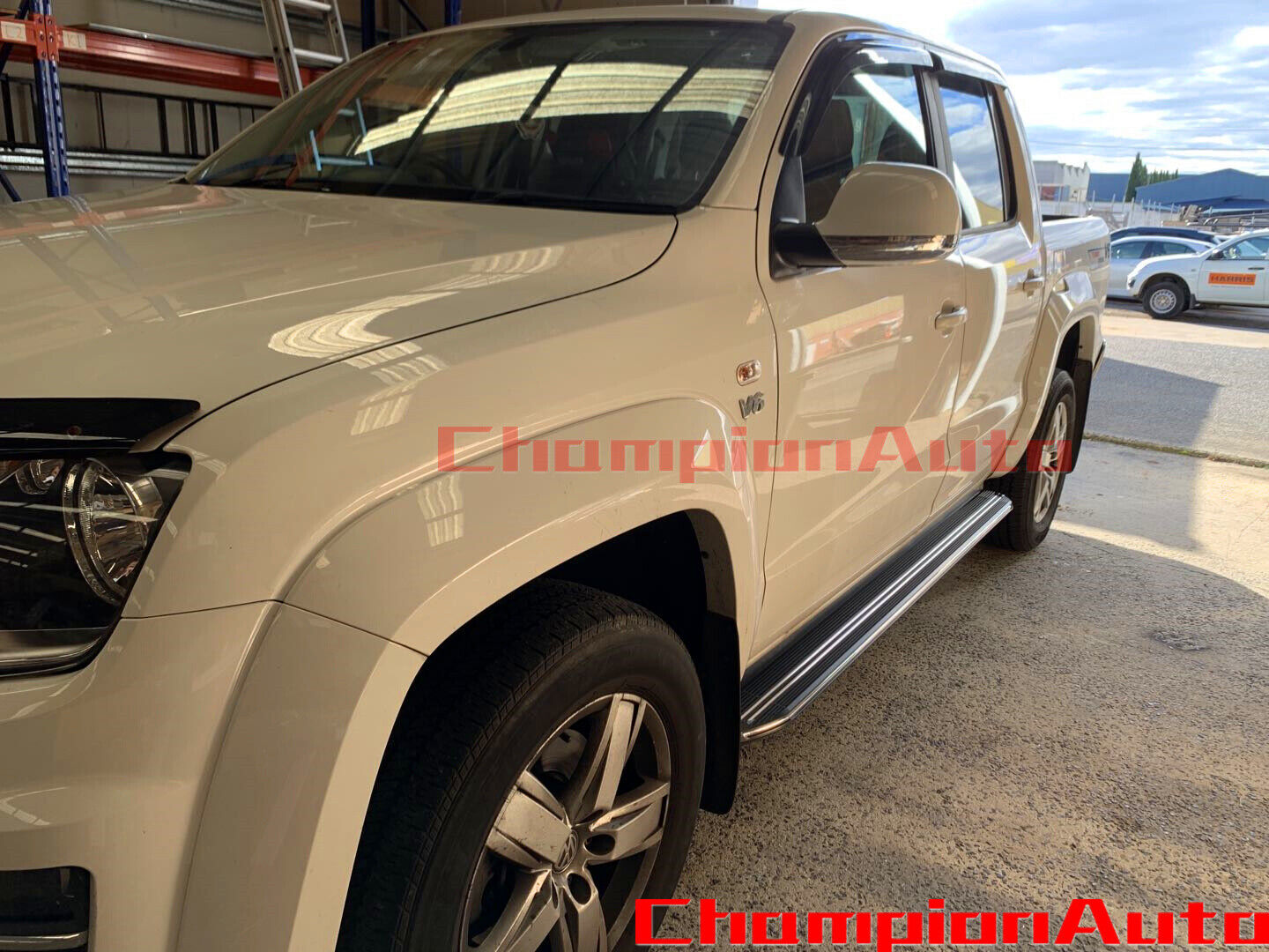 Black Aluminum Side Steps for Mitsubishi Triton MQ/MR Double Cab 2012-2024 (XR)
