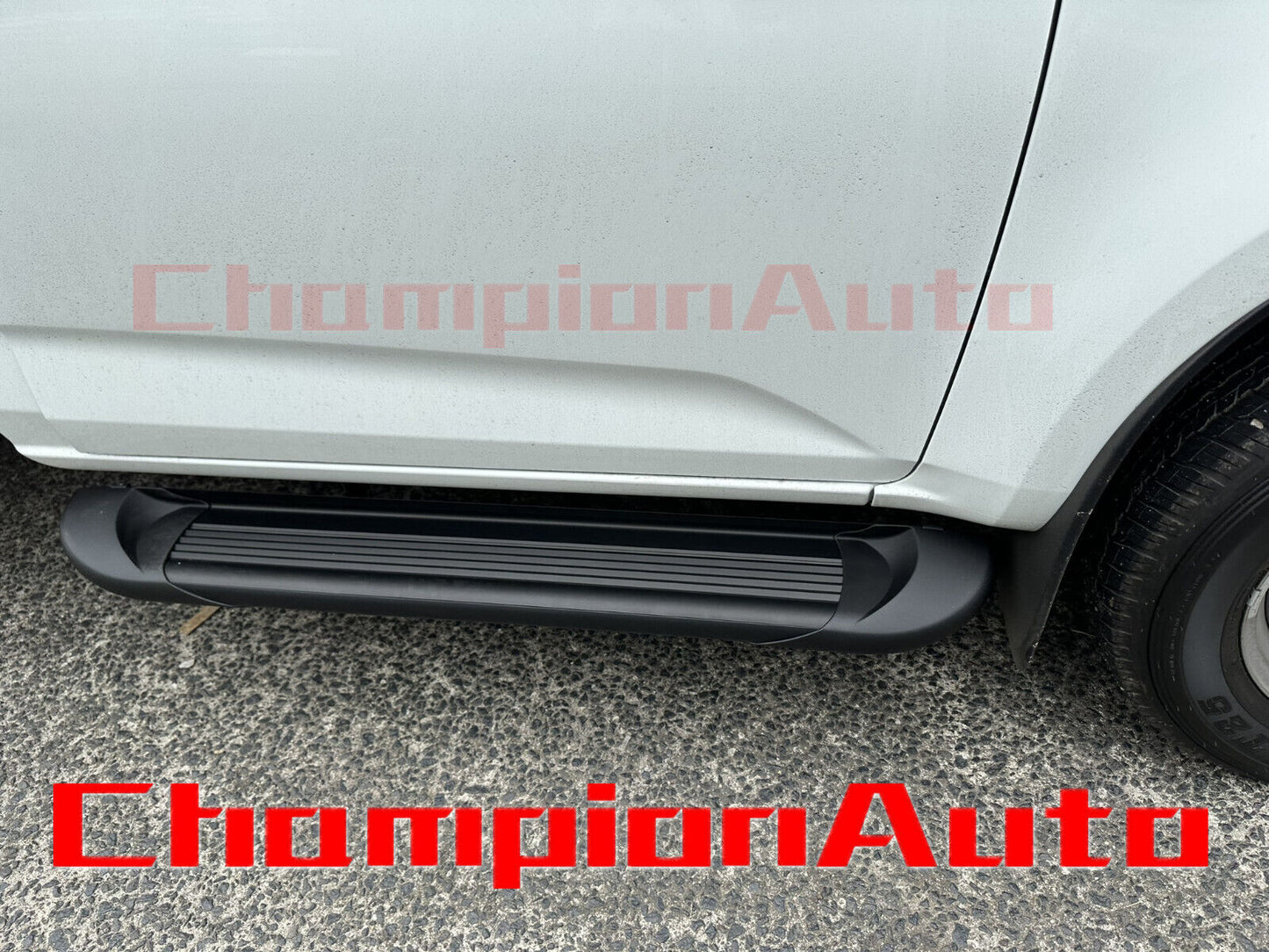 Black Side Steps For Single Cab Isuzu D-max Dmax 09/2020 -2024 (CBB)
