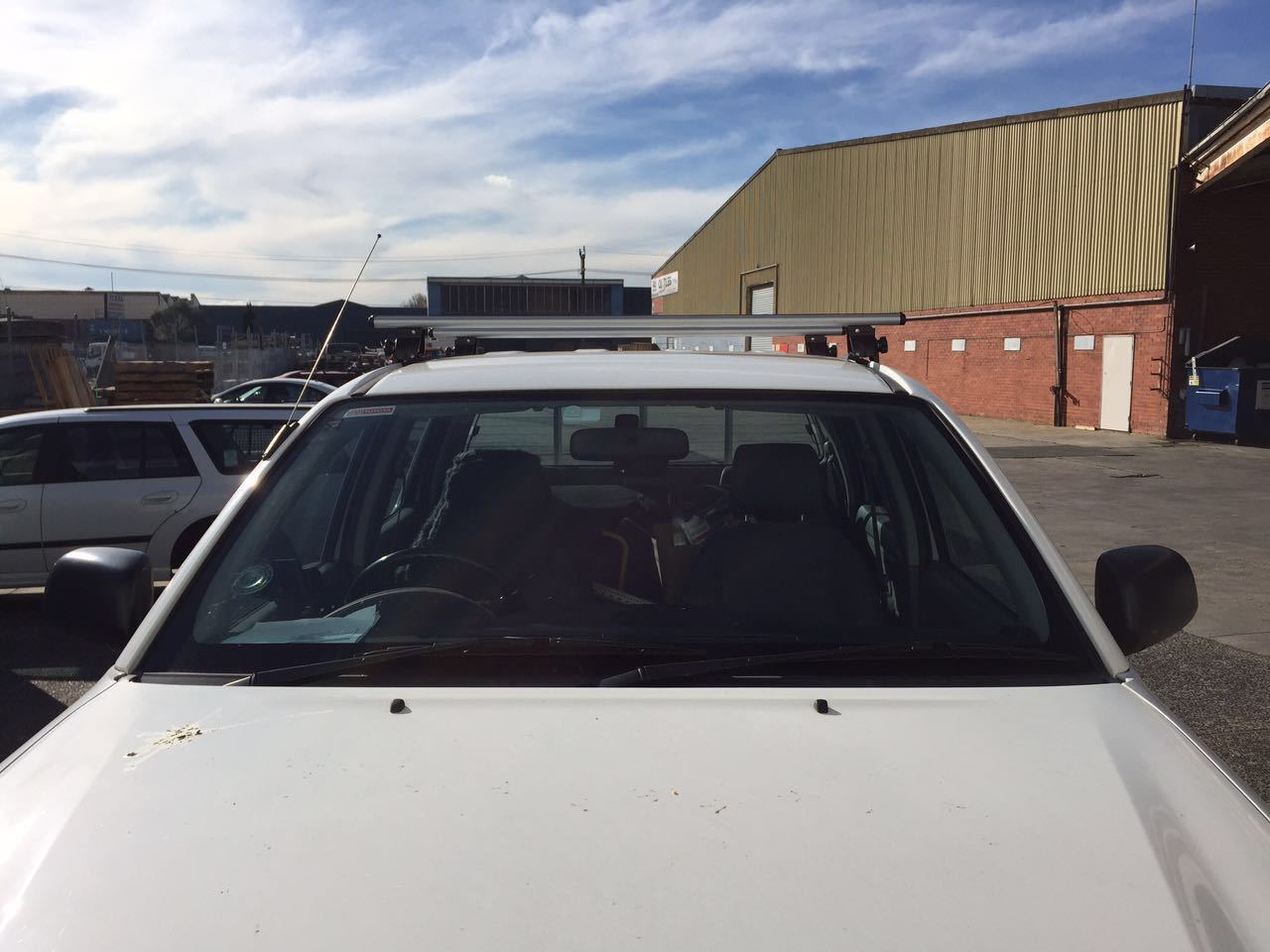 Ute Roof Racks Aluminum Silver Two Cross Bars fit Ford Ranger BT50 2012 to 2019