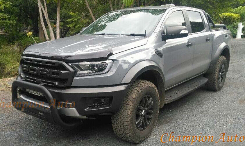 Sandy Matt Black Nudge Bar for Ford Ranger Raptor 2018 2019 2020 2021