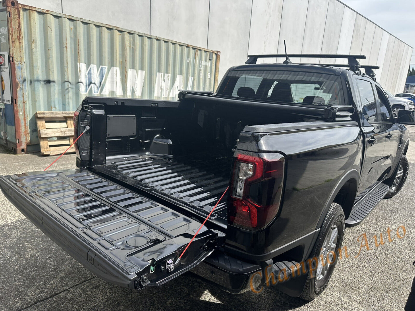 Tri Fold Soft Tonneau Cover Fit Ford Ranger Raptor Dual Cab Bare Tub 2022-2024