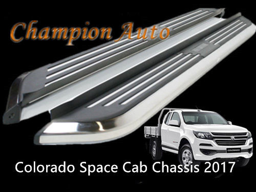 Holden Colorado/ Isuzu D max Space Cab Side Steps Aluminum 2012-08/2020 CMP94