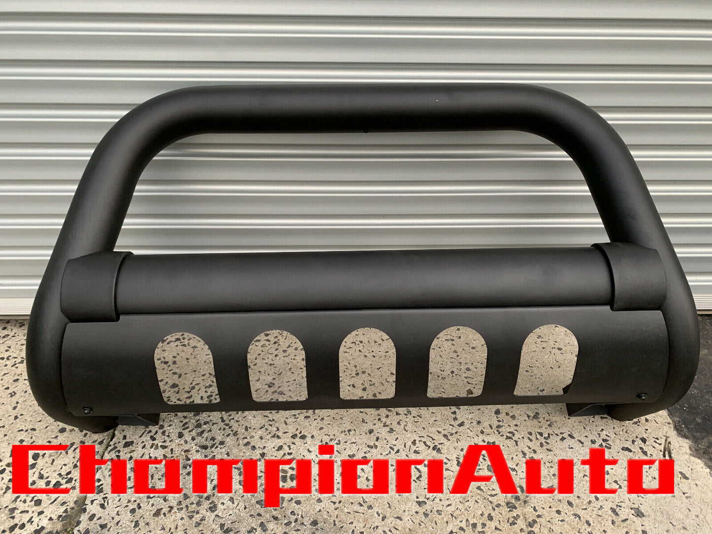 3'' Matt Sandy Black Steel Nudge Bar for Toyota Prado 150 2010-2022