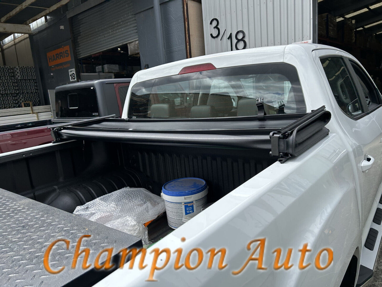 To Fit LDV T60 Dual Cab 2015-2024 Tri Fold Soft Tonneau Cover Non Drill