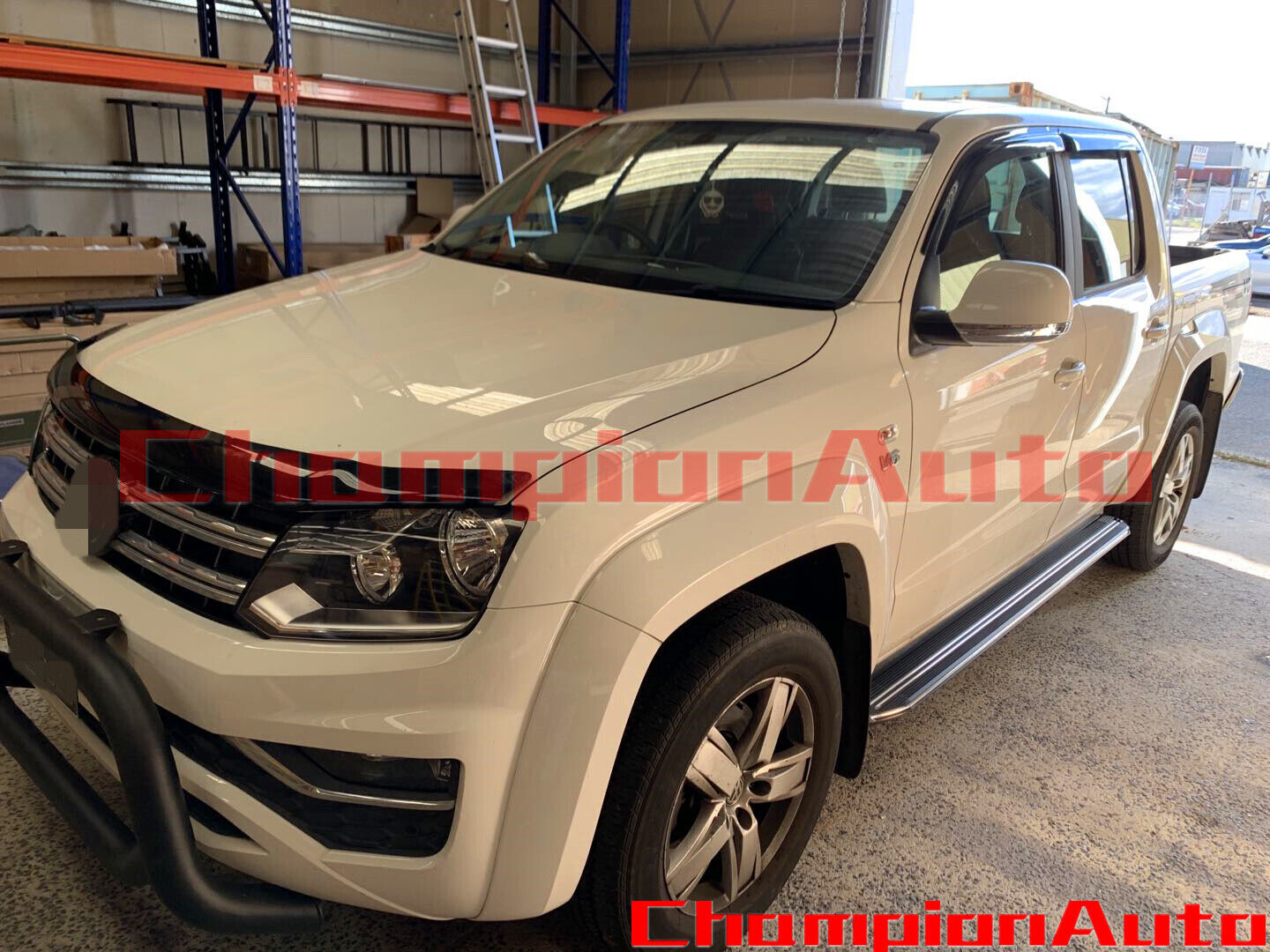 Black Aluminum Side Steps for ISUZU DMAX D-MAX Double Cab 2012 - 08/2020(XR)