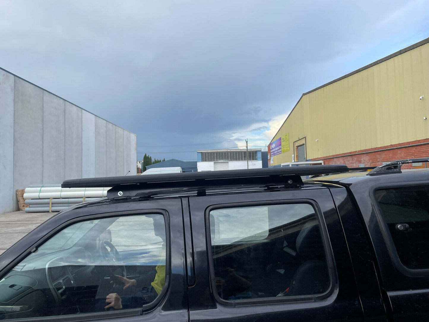 1530x1250mm Alloy Platform Roof Rack For Nissan Navara D22 D40 D23 Dual Cab