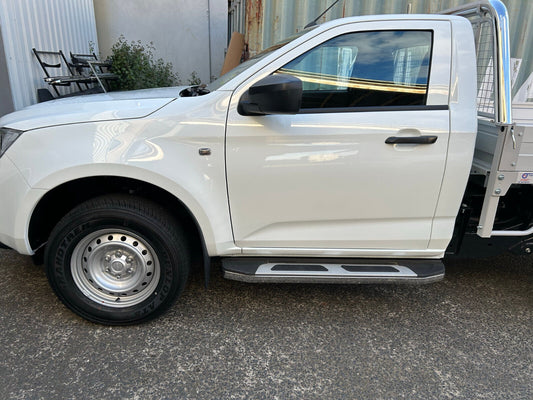 Single Cab Side Steps to fit The New Isuzu D-max Dmax D max 09/2020-2024 (CMP15)