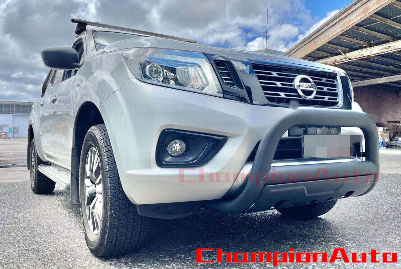 3.5'' Matt Sand Black Steel Nudge Bar for Nissan Navara NP300 D23 2015 - 2020