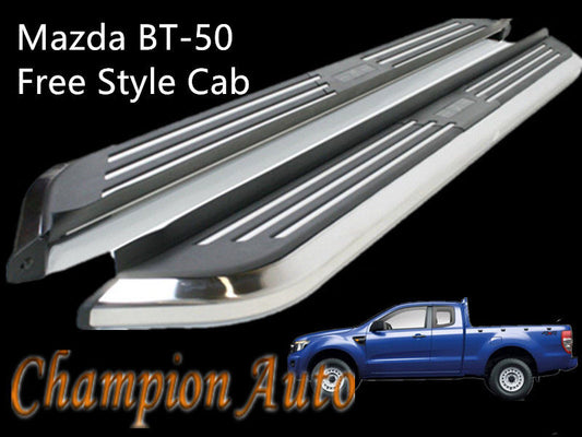 Mazda BT-50 BT50 Super Cab Freestyle Cab Side Steps Aluminum 2012-08/2020 CMP94
