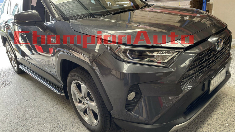 Side Steps Running Boards Aluminium To Fit Toyota NEW Rav4 2019-2024 ...