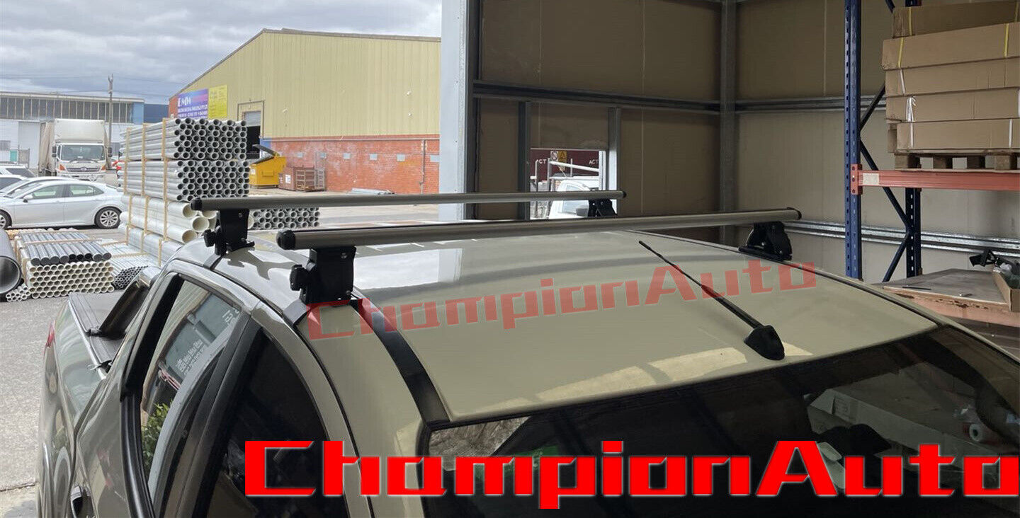Roof Racks Aluminum Silver Cross Bars 52'' Mistubishi Triton MQ 2015-2019
