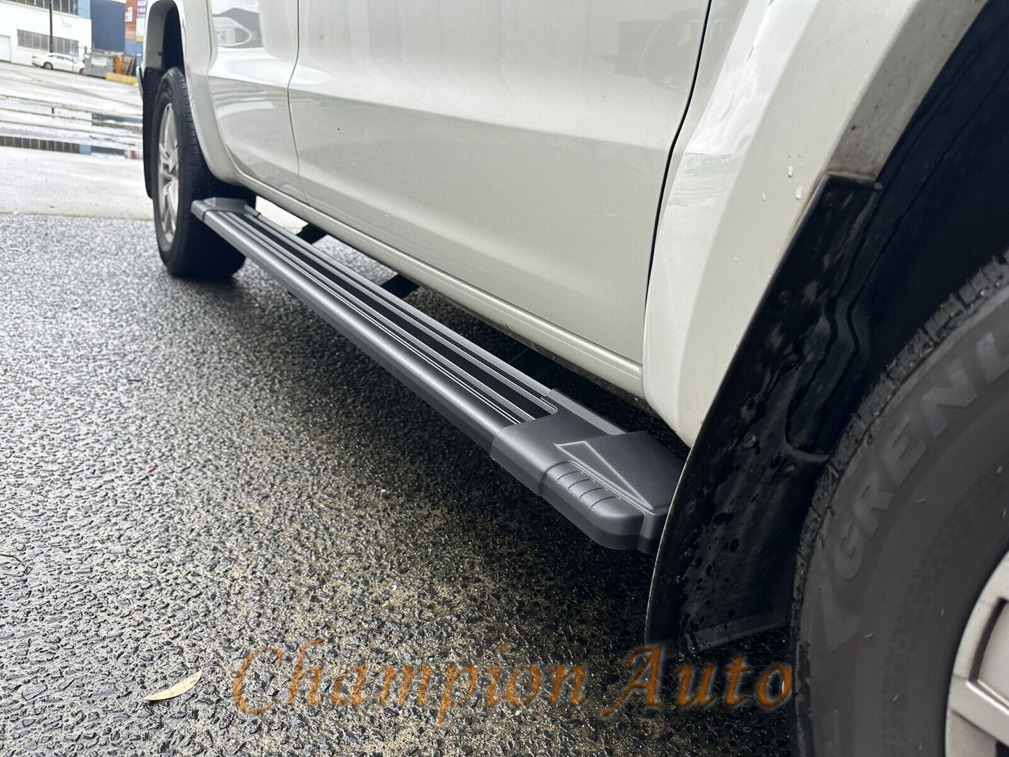 Black Alloy Side Steps For Mazda BT50 BT-50 Double Cab 2012-2021 (HD24)