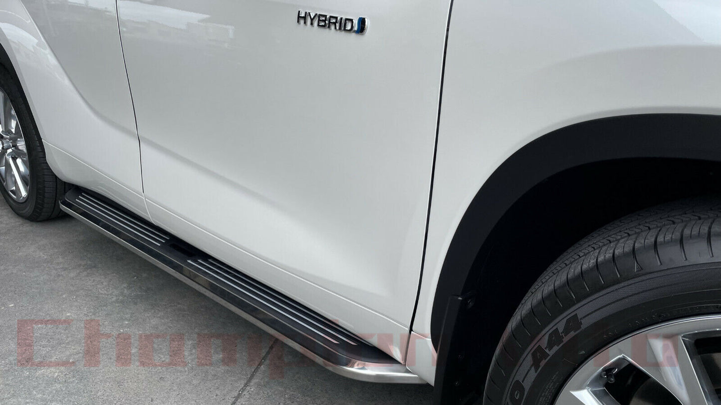 Side Steps Running Boards Aluminium for The New Toyota Kluger 2021-2024  (CMP94)