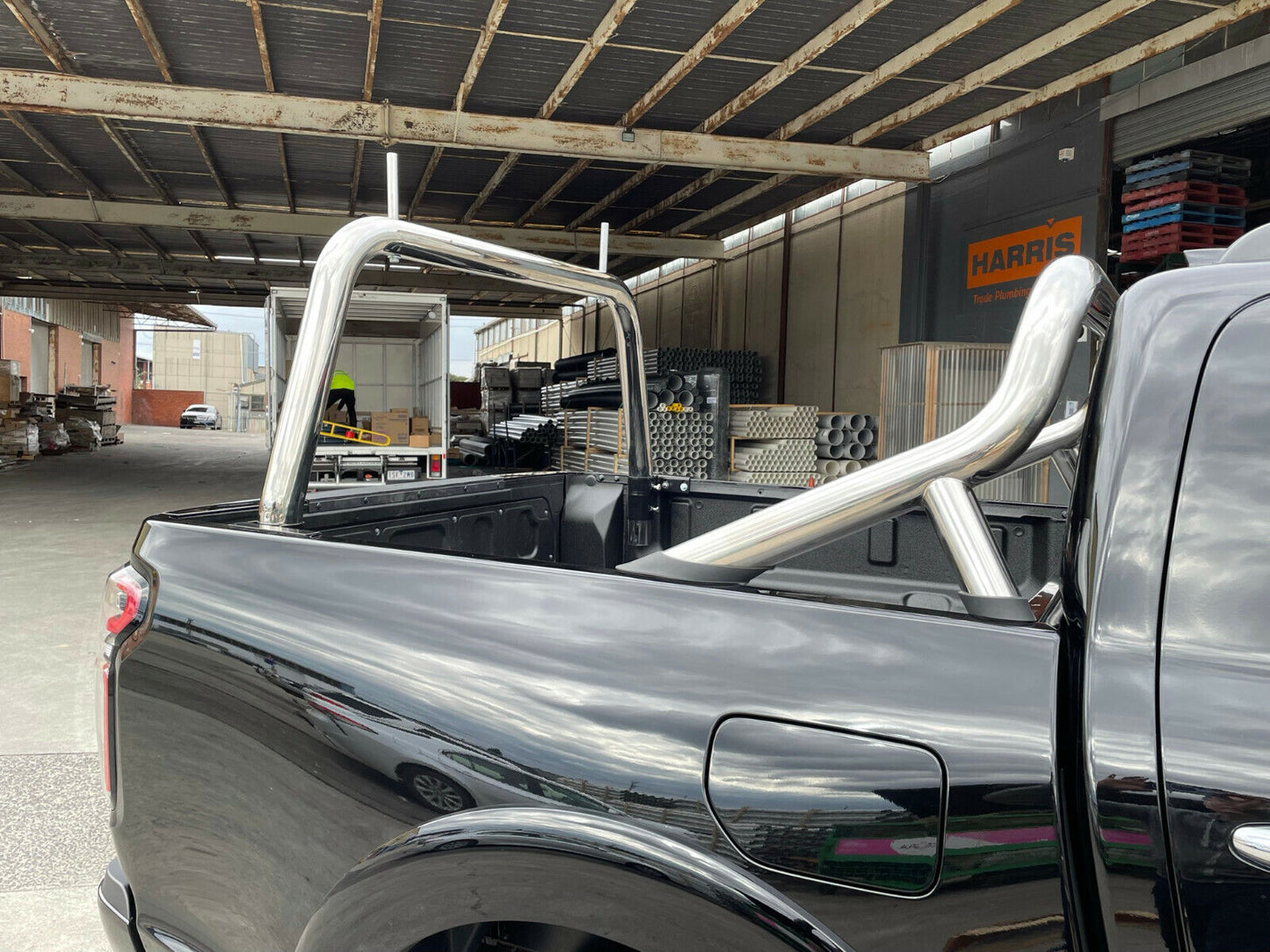 Chrome stainless steel Silver Ladder Rack for GWM Cannon 2021+  TUB