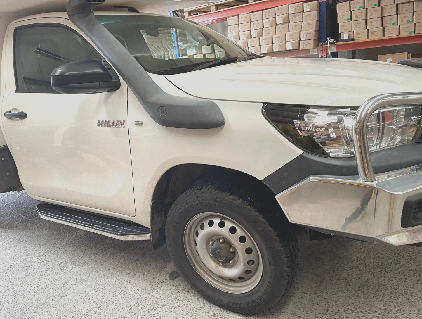 Single Cab Side Steps FOR Toyota Hilux Workmate 2015 - 2024 (CMP88)