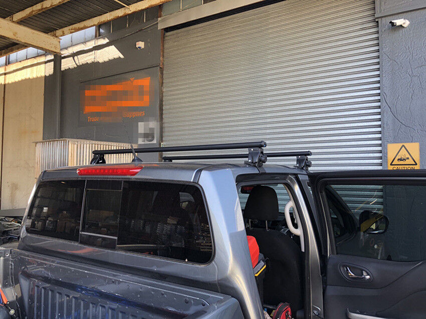 Alloy Roof Rack Cross Bar for Nissan Navara D23 NP300 2015-2024 142cm Black
