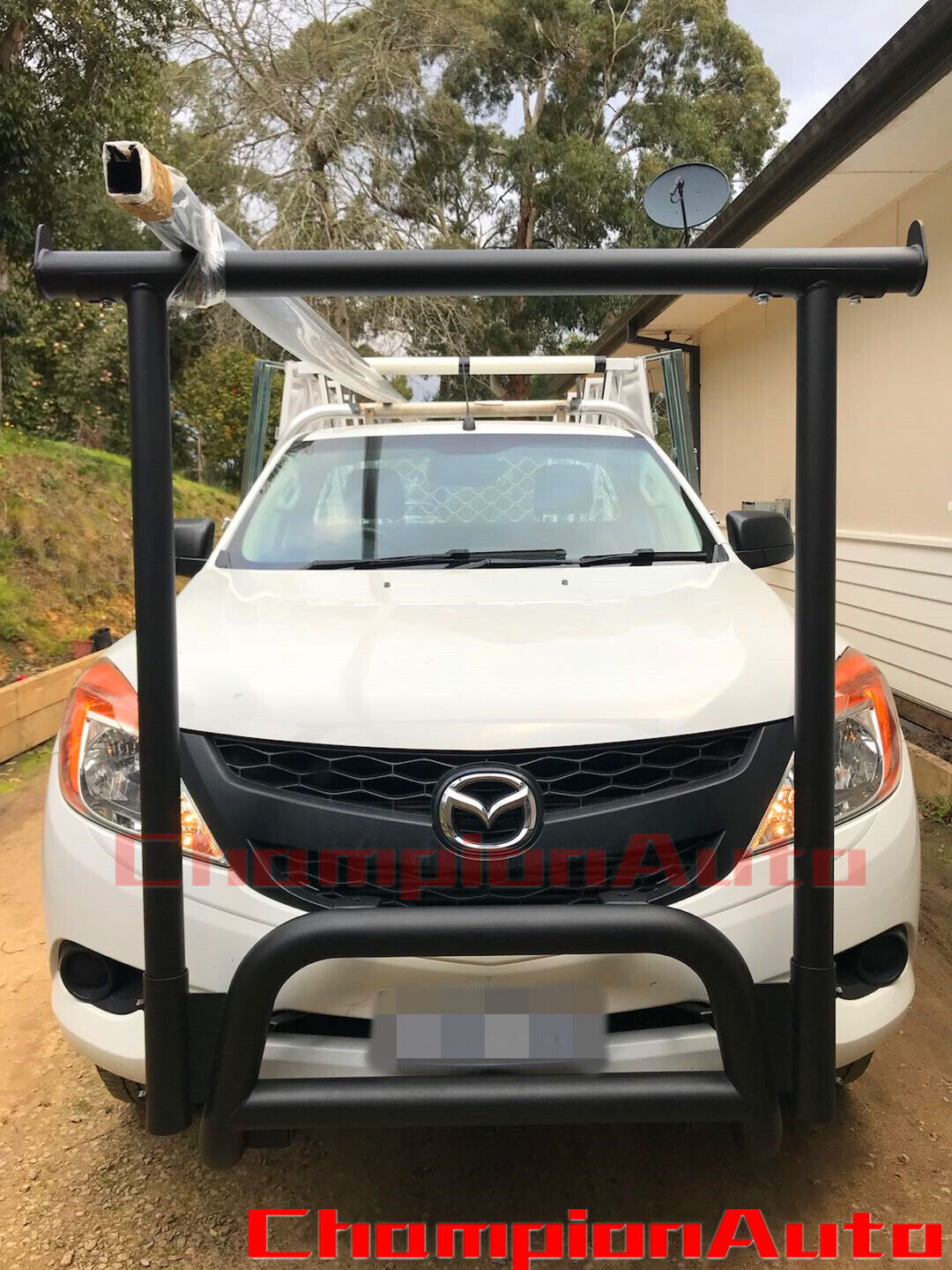 Nudge Bar For Mazda BT50  2012-08/2020 with Front Ladder Rack H Rack H-Frame